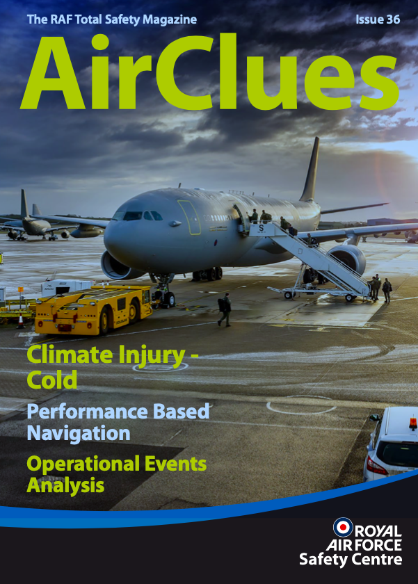 Air Clues magazine cover with Atlas carrier aircraft.